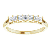 14K Yellow 1/3 CTW Natural Diamond Anniversary Band